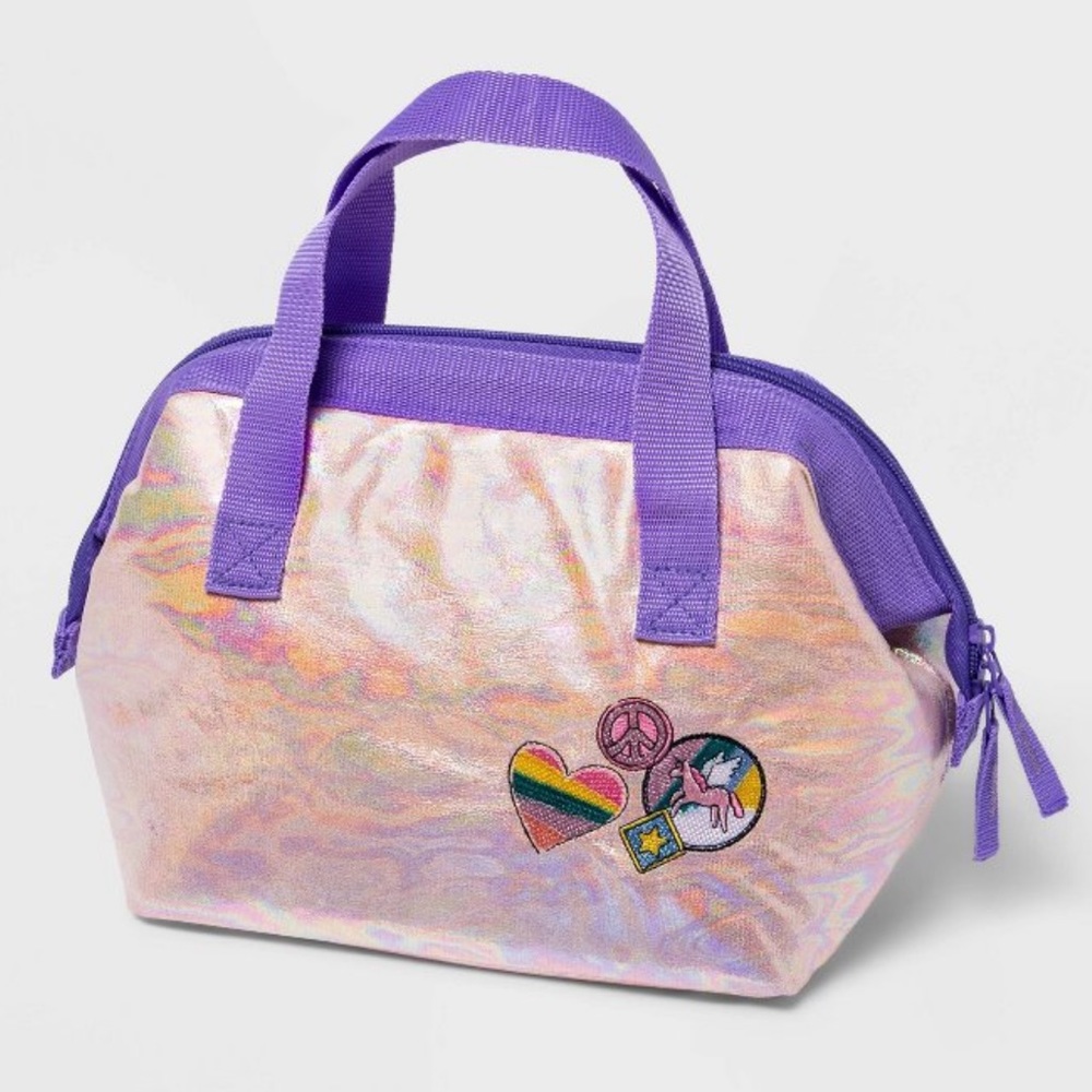 Cat & Jack Iridescent Pink Unicorn Lunch Box